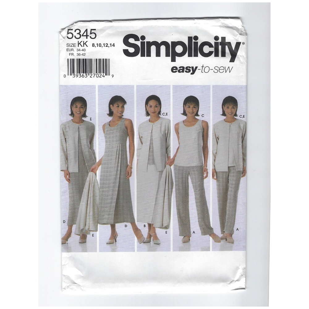 NEW - Vintage Simplicity pattern 5345 - Out of print
